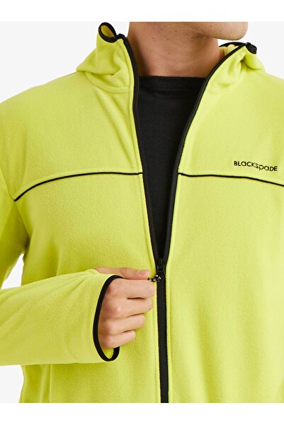 Blackspade Erkek Termal Polar Sweatshirt 40662 - Yeşil