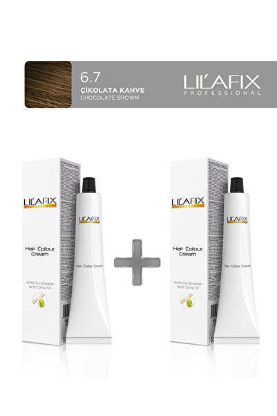 Lilafix 2'li Tüp Boya 60 ml 6.7 Çıkolata Kahve