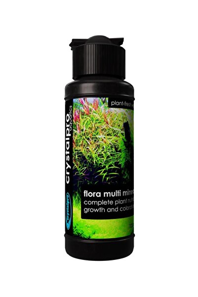 Crystalpro Flora Multi Minerals 125ml - Tam Kapsamlı Akvaryum Bitki Gübresi