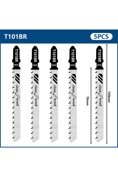 Choice 5 قطع من شفرة المنشار الكهربائي T101BR CMCP مجموعة من 5 قطع من شفرات ا...