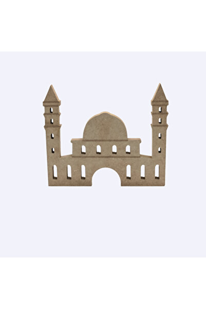 na neşeli ahşap DES 26 Ahşap Cami Figürü. 25 Cm Boyunda 18 Mm Kalıkta.rahatlı...
