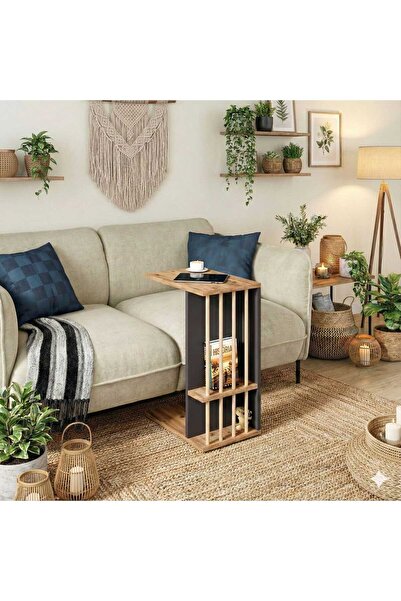 AYZ Modern ve Şık tasarım Sehpa, Tekerlekli ve Raflı Sehpa, Kanepe Sehpası, C...