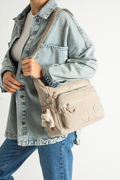 MELAMS Geantă de umăr și poștaș cu mai multe compartimente, rezistentă la apă...