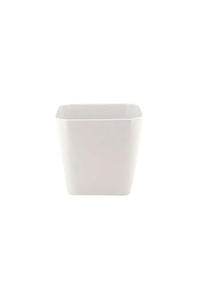 SERİNOVA Kare Saksı 1.8 Lt – Küçük Alanlar İçin Minimalist Kare Çiçek Saksısı
