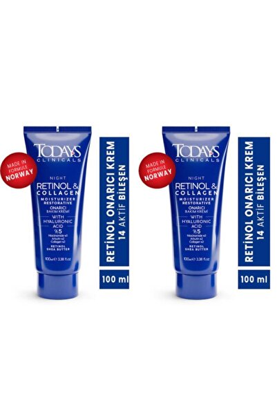 TODAYS CLİNİCALS Onarıcı Krem 100ml 2 Adet