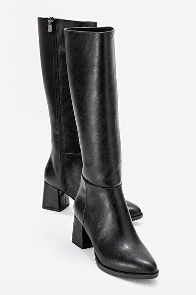 Alphus Cizme elegante cu toc pentru femei Serrace peste genunchi