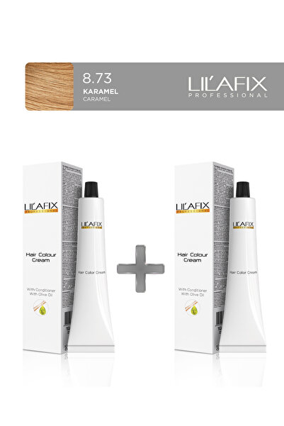 Lilafix 2'li Tüp Saç Boyası 60 ml 8.73 Açık Karamel