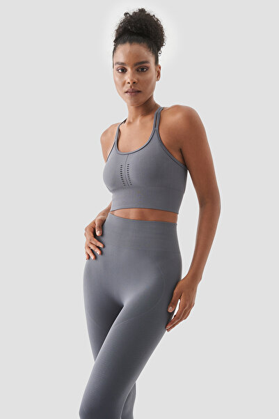 Superstacy Kate Dikişsiz Füme Spor Bra