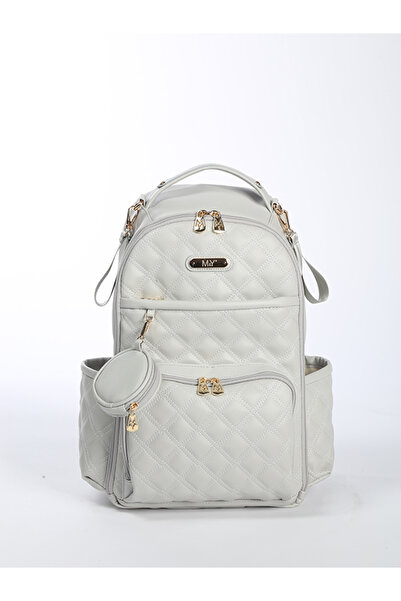 MY Collection Oeste Deri Anne Bebek Bakım Sırt Çantası