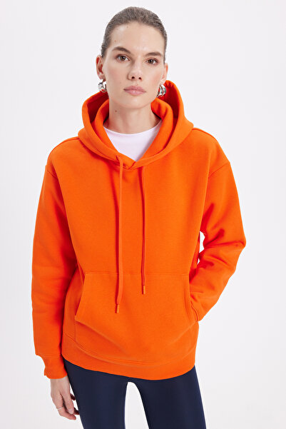 Tudors سويت شيرت نسائي قصة فضفاضة ذو قصة واسعة من القطن الناعم ذو ملمس ناعم م...