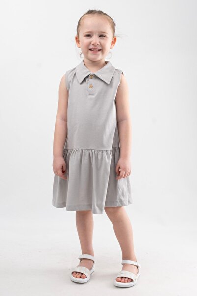 Vauva Haljina za devojčice sa halter izrezom, 100% pamuk, letnja haljina