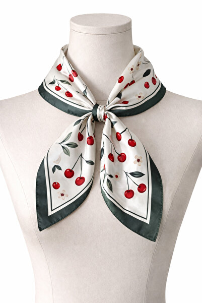 Rupen Kraft باندانا ساتان وشاح ساتان إكسسوار حقيبة ساتان بنمط خاص باندانا 45X...