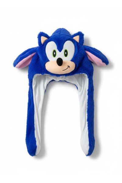 NETAVANTAJ Sonic Işıklı Hareketli Kulaklı Şapka Lacivert