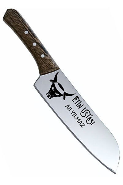 Üniformanya İsim Hediyeli Lazer İşleme Profesyonel Kasap ve Şef Bıçağı, Şefe ...