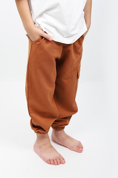 Vauva 1/6 Years Girl's and Boy's Trousers - Elastic Waist and Cargo Pocket