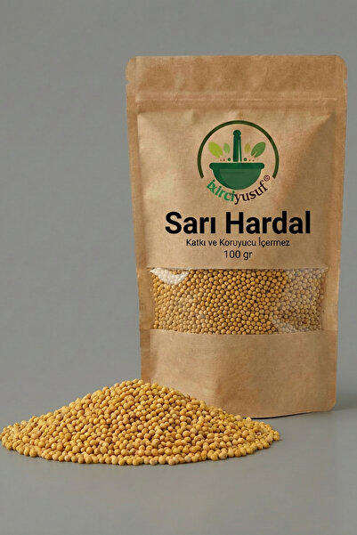 ixirciyusuf Sarı Hardal (Hardal Tohumu – Yellow Mustard Seed – Mustard Seed) Doğal Tane 100 g / Sarıhardal