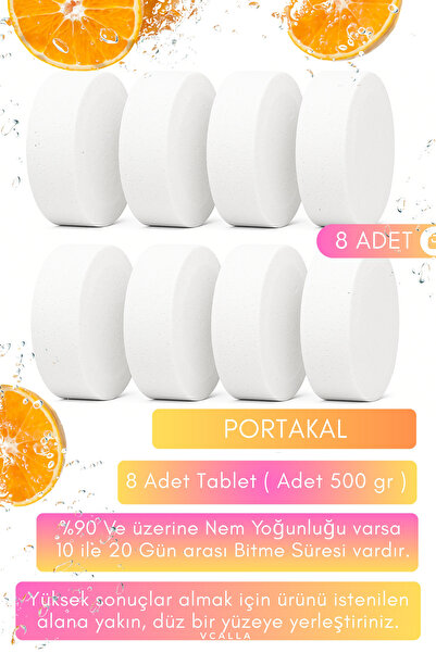 Saban 8 Adet Nem Alıcı | Küf Önleyici | Ev Tipi Rutubet Giderici | Portakal A...