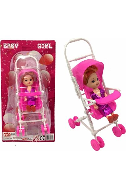 hırdawhat Efe Oyuncak Bebek Arabalı Küçük Bebek Yöresel Tema Pembe Renkli Eğl...