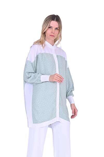 Invee قميص مربعات ECRU