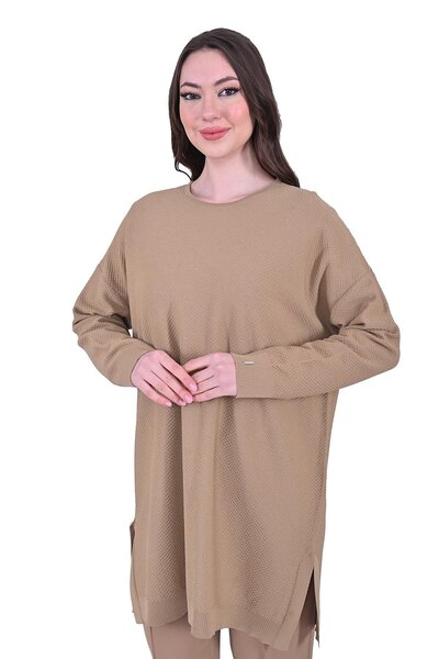 Invee Petibör Triko Tunik CAMEL
