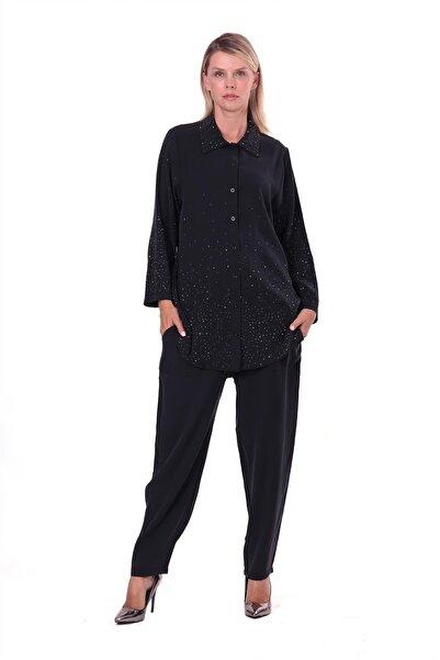 Invee قميص تينسيرا أسود