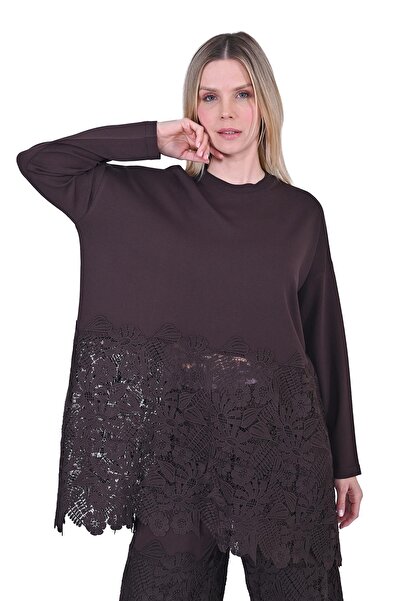 Invee Kopanaki Triko Takım KAHVE