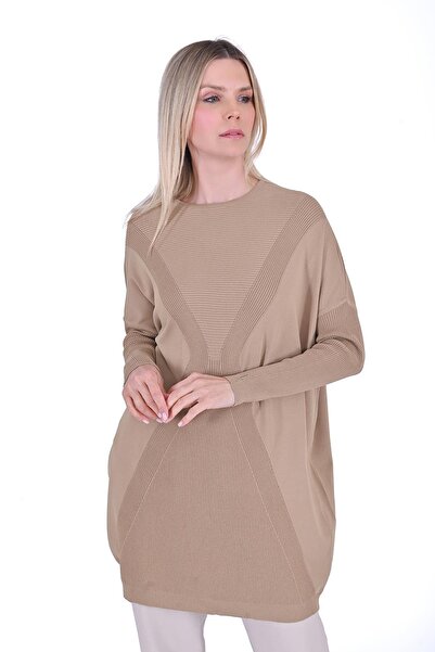 Invee Kum Saati Triko Tunik CAMEL