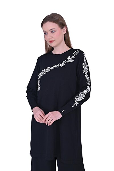 Invee Güldalı Triko Tunik SİYAH