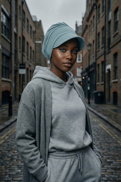 Aisha's Design قبعة قطنية ممشطة مع حاجب للشمس، B-73، لون النعناع الداكن