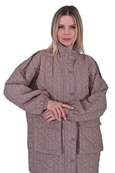 Invee Kapitone Şiş Kap BEJ