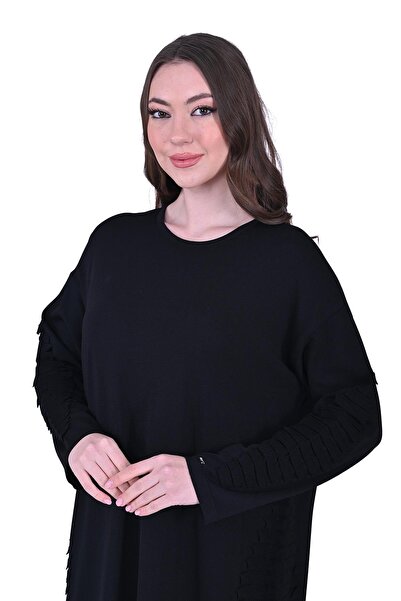 Invee فستان براميت تريكو أسود