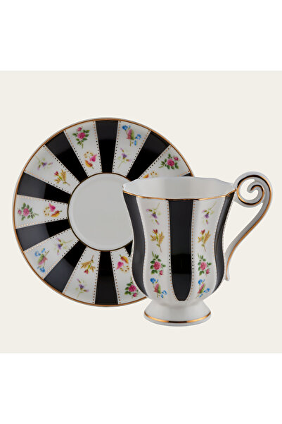 ROY KING 6'LI KAHVE FİNCANI 120 CC SİYAH