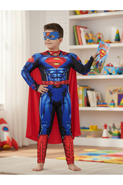 Kostümix Süperman Kaslı Çocuk Kostümü