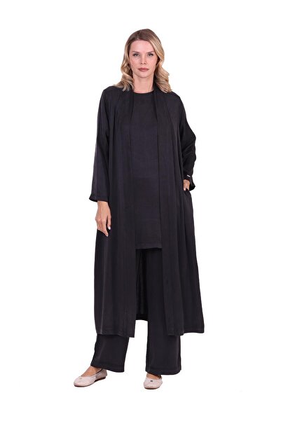 Invee Kol Taşlı Ferraje SİYAH