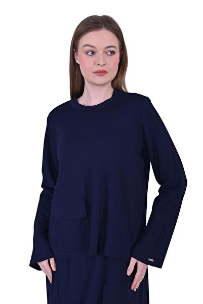 Invee Rayon Penye Etekli Takım LACİVERT