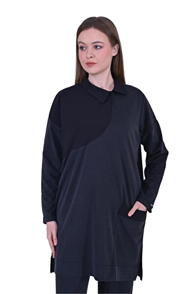 Invee Кръгъл модален костюм ЧЕРЕН