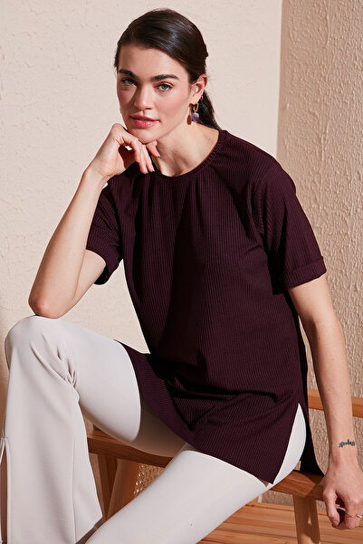 Lela Bluză oversize cu decolteu cu fante BLUZĂ 5869000