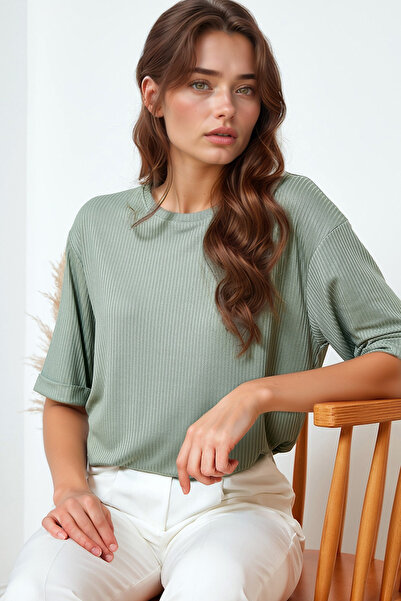 Lela Bluză oversize cu decolteu cu fante BLUZĂ 5869000