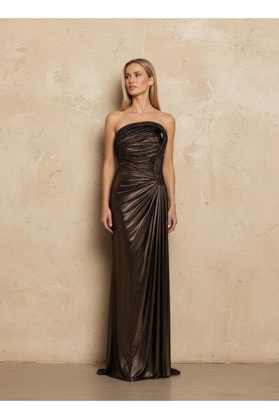 MAXXE 6158SIM LAME SİMLİ ELBİSE