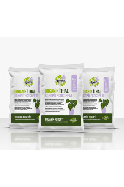 Aymen Çiçekçilik 3 Adet 2,5 Litre Çiçek Ve Bitki Yetiştirme Toprağı cocopeat ...