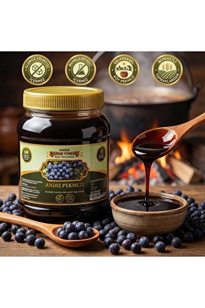 Bozkır yöresel Bozkır Tahin Merkezi Geleneksel Andız Köy Pekmezi 950 gr (&kat...