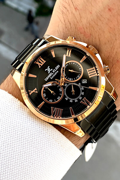 Daniel Klein %100 Orijinal Siyah Çelik Kordon Bileklik Hediyeli Tüm Fonksiyon...