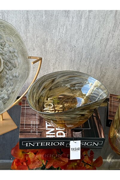 YASAR CONCEPT وعاء زجاجي من فيربروم