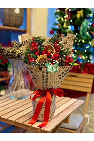 Genel Markalar SLD BOTANİK- Kokina - Yeni Yıl Yılbaşı Çiçeği (YAPAY)