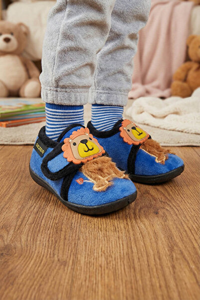 GEZER Bebe Erkek Çocuk Kışlık Cırtlı Ayarlanabilir Günlük Okul Kreş Panduf Ay...