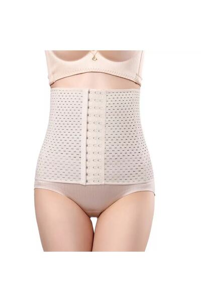 F&W FİT WOMEN F&W Women's Skin Color Postpartum Maternity Corset 4418