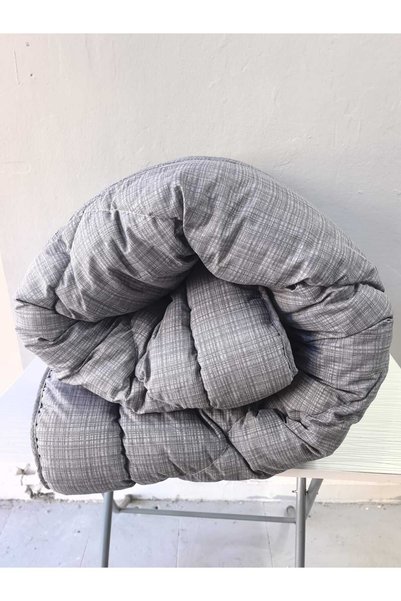 Peacock Çift Kişilik Lüx Gri Wellsoft Yorgan Çift Taraflı 195 X 215 Bir Yüzü Polar Lüks