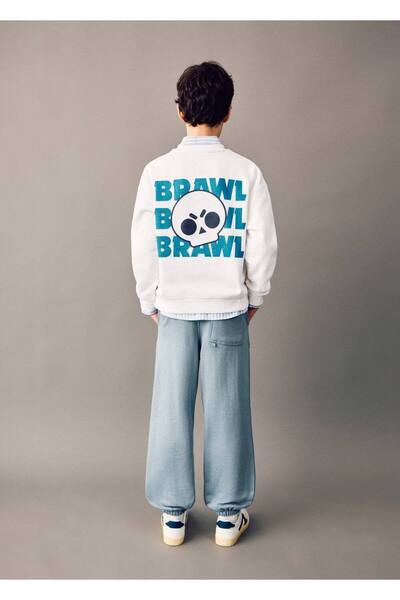 MANGO Kids Pamuklu jogger pantolon