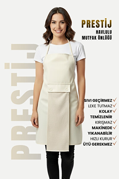 sevilya Prestige Liquid-Proof Waterproof Kitchen Apron