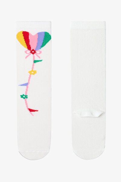 Penti Marshmallow Girl Child Magician Girl Heart Patterned Trouser Socks